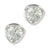 Sterling Silver Earrings with Swiss Stone Cristal Quartz by Gexist®
