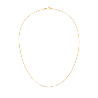 18-carat yellow gold 1-micron gold-plated rolo chain by Gexist®