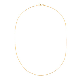18-carat yellow gold snake chain with 1 micron gold plating by Gexist®