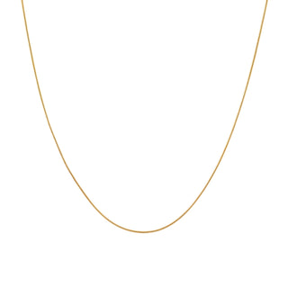 18-carat yellow gold snake chain with 1 micron gold plating by Gexist®
