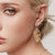 Bicolor Sterling Silver Necklace and Earrings set with Alpine Flowers pattern by Gexist®