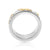 Bicolor Sterling Silver Ring with Cows, Matterhorn and Edelweiss by Gexist®