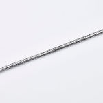 Men's bracelet in 925 sterling silver with fine braid detail by Gexist®