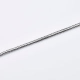 Men's bracelet in 925 sterling silver with fine braid detail by Gexist®