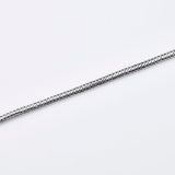 Men's bracelet in 925 sterling silver with fine braid detail by Gexist®