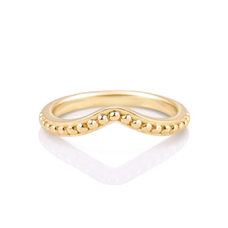 Ring in Sterling silver gold plated in the shape of an ethno arrow by Gexist®