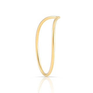 Ring in Sterling silver gold plated with an arrow shape by Gexist®