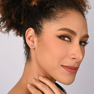 Set of Edelweiss Necklace and Earrings in shiny Bicolor Sterling Silver by Gexist®