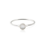Small ring in Sterling Silver, adorned with a magnificent Mother-of-Pearl by Gexist®