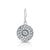 Sterling Silver Drop Earrings with Ethnic Motifs by Gexist®