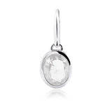 Sterling Silver Earrings with Swiss Stone Cristal Quartz by Gexist®