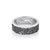Sterling Silver Edelweiss Filigree Black Rhodium Ring by Gexist®