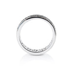 Sterling Silver Edelweiss Filigree Black Rhodium Ring by Gexist®