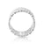 Sterling Silver Ring with satin finish and modern filigree by Gexist®