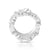 Sterling Silver Ring with shiny and matt finish in a contemporary look by Gexist®