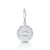 Sterling Silver pendant earrings with filigree and central rainbow moonstone cab by Gexist®