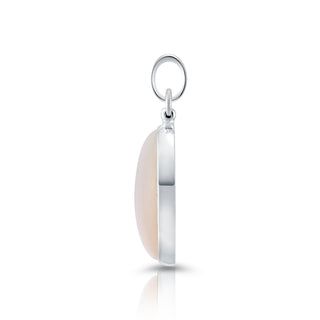 Sterling Silver pendant with a magnificent oval Mother-of-Pearl cab by Gexist®