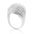 Sterling silver ring with a wave effect by Gexist®
