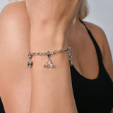 Swiss Edelweiss Charms Bracelet to combine our various charms to personalise your jewellery by Gexist®