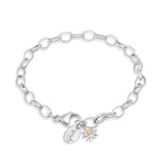Swiss Edelweiss Charms Bracelet to combine our various charms to personalise your jewellery by Gexist®