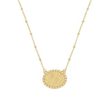 18k yellow gold plating sterling silver satellite chain necklace by Gexist®