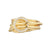 18kt yellow gold plating sterling silver ring, 5mk by Gexist®
