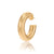 27mm sterling silver creole with raff finish by Gexist®
