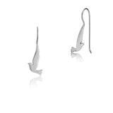Beautiful seagull earrings in silver by Gexist®