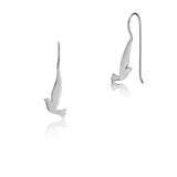 Beautiful seagull earrings in silver by Gexist®
