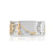 Bicolor Sterling Silver Ring with Bouquetins, Matterhorn, Edelweiss and Alphorn by Gexist®