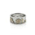 Bicolor Sterling Silver Ring with Bouquetins, Matterhorn, Edelweiss and Alphorn by Gexist®