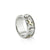 Bicolor Sterling Silver Ring with Bouquetins, Matterhorn, Edelweiss and Alphorn by Gexist®