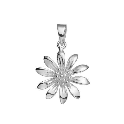 Daisy Flower Sterling Silver Pendant by Gexist®