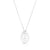Drop wave pendant in sterling silver by Gexist®