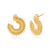 Earrings in Sterling Silver with yellow gold plating by Gexist®