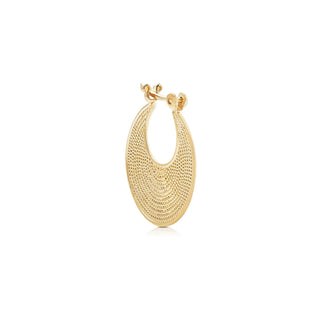 Earrings in Sterling Silver with yellow gold plating in Etruscan style by Gexist®