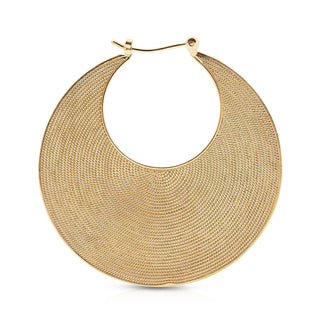 Earrings in Sterling Silver with yellow gold plating in Etruscan style by Gexist®