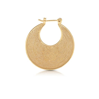 Earrings in Sterling Silver with yellow gold plating in Etruscan style by Gexist®