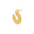 Earrings in Sterling Silver with yellow gold plating by Gexist®
