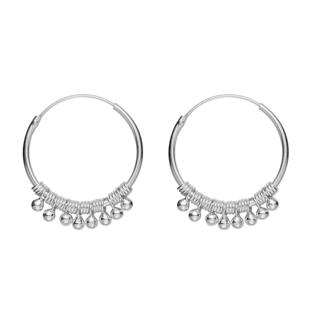 Gipsy Hoop Sterling Silver Earrings by Gexist®