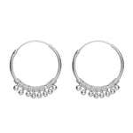 Gipsy Hoop Sterling Silver Earrings by Gexist®