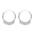 Gipsy Hoop Sterling Silver Earrings by Gexist®