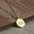 Gold Plated Aquarius Star Sign Necklace (MS1194G) by Gexist®