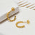 Gold Plated Sterling Silver Baubles Hoop Earrings (MS1161E) by Gexist®