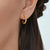 Gold Plated Sterling Silver Baubles Hoop Earrings (MS1161E) by Gexist®