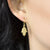 Gold Plated Sterling Silver Fatima Hand Earrings (MB157EG) by Gexist®