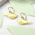 Gold Plated Sterling Silver Little Bird Earrings (MB155EG) by Gexist®