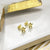 Gold Plated Sterling Silver Star Stud Earrings (MB162G) by Gexist®
