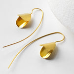 Gold Snowdrop Earrings (MA027EG) by Gexist®