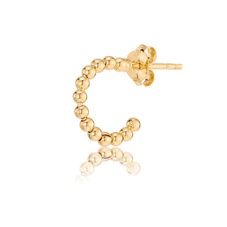 Gold plated silver hoop earrings by Gexist®